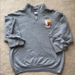 Gamma Phi Beta sorority quarter zip crew neck